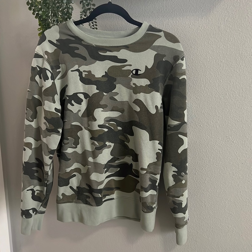 Champion Camo Crewneck